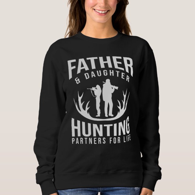 Sweatshirt Chasse Aux Chemises Père Et Fille (Devant)