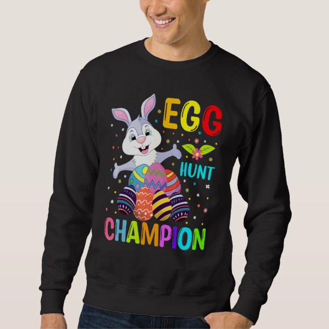 Sweatshirt Chasse aux oeufs Champion Bunny Jour de Pâques (Devant)