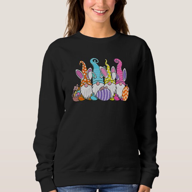 Sweatshirt Chasse Aux Oeufs De Pâques Et B (Devant)