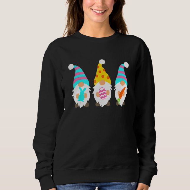 Sweatshirt Chasse Aux Oeufs De Pâques Et B (Devant)