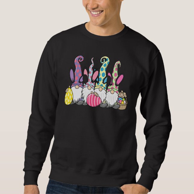 Sweatshirt Chasse Aux Oeufs De Pâques Et B (Devant)