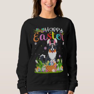Sweatshirt Chasse Aux Oeufs Lapin Berger Australien Chien Hap