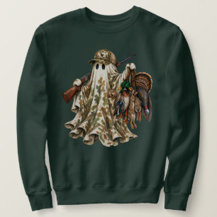 Sweatshirt Chasse de Halloween Fantôme Canard colvert Dindon