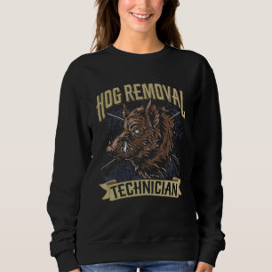 Sweatshirt Chasse Sanglier Porc Cochon de sanglier Chasseur s