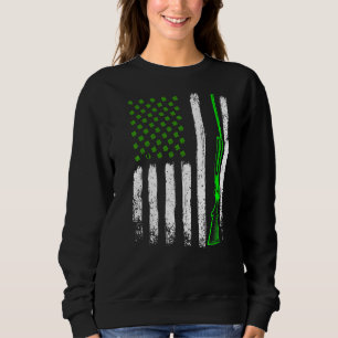 Sweatshirt Chasse St Patrick's Day Vintage irlandais américai