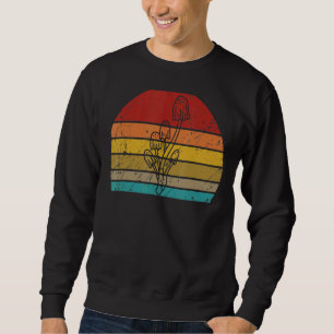 Sweatshirt Chasseur de champignons vintage Mycologie Shroom F