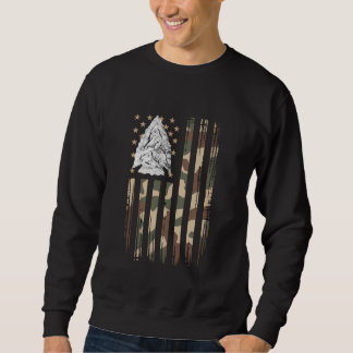 Sweatshirt Chasseur de pointes Arrowhead drapeau américain Ch
