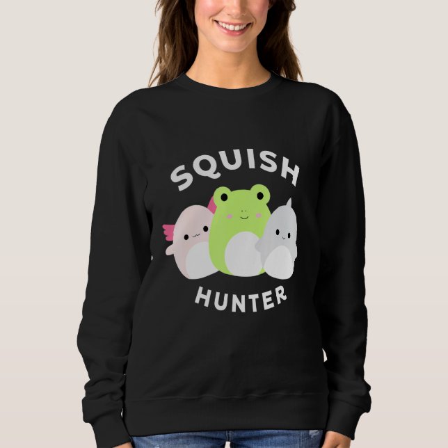 Sweatshirt Chasseur de Squish de la Unicorne mignonne Squishm (Devant)