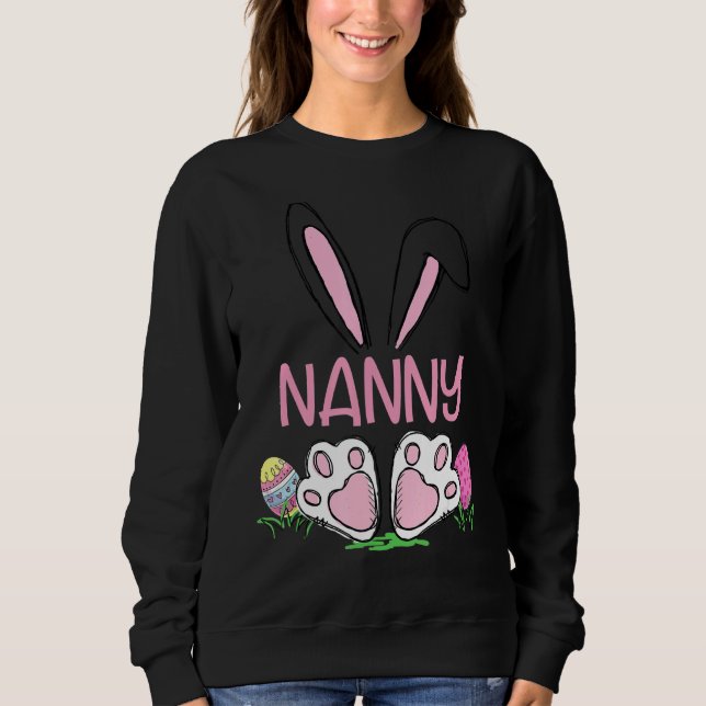 Sweatshirt Chasseur d'Oeufs Correspondant Mignonne Lapin Orei (Devant)