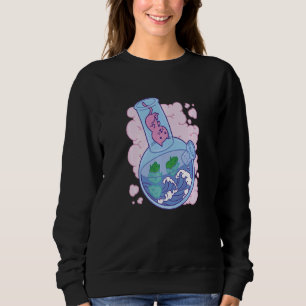 Sweatshirt Chat à bongue articulée