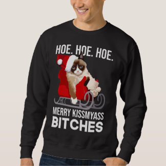 Sweatshirt Chat amusant Noël Adulte Humour Noël