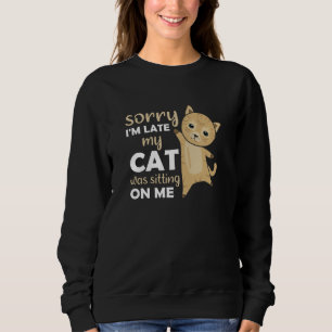 Sweatshirt Chat Chats Chatons Drôle Dire de mignons animaux