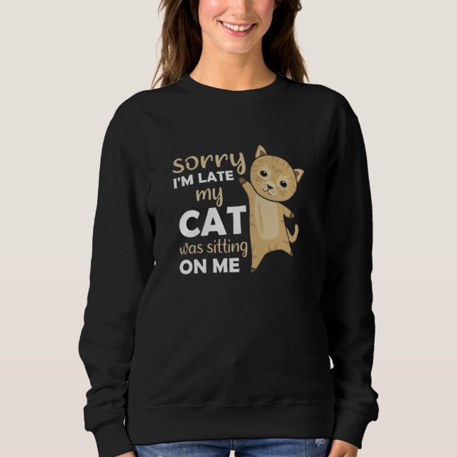 Sweatshirt Chat Chats Chatons Drôle Dire de mignons animaux (Devant)