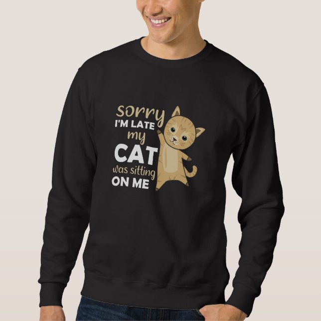 Sweatshirt Chat Chats Chatons Drôle Dire de mignons animaux (Devant)