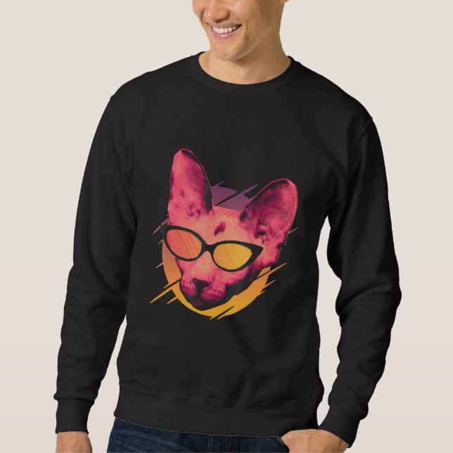 Sweatshirt Chat cool (Devant)
