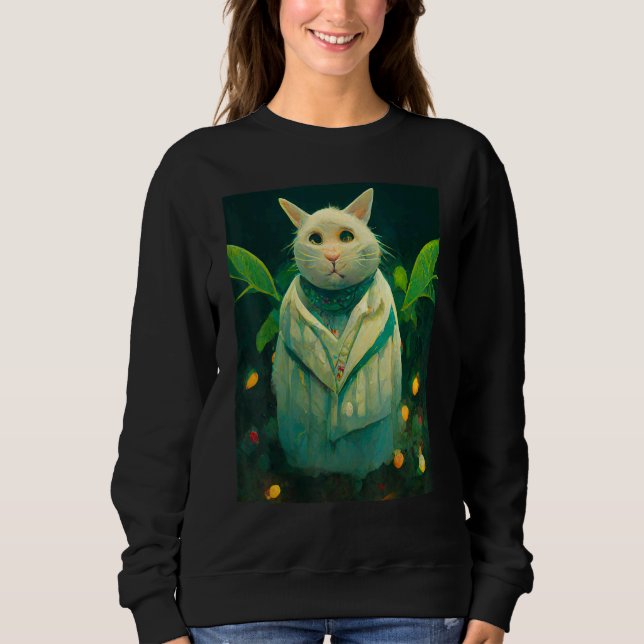 Sweatshirt Chat de style rétro Kitty Cats     (Devant)