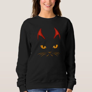Sweatshirt Chat déplaisant Devil Horns Rock N Roll Lourds Cos