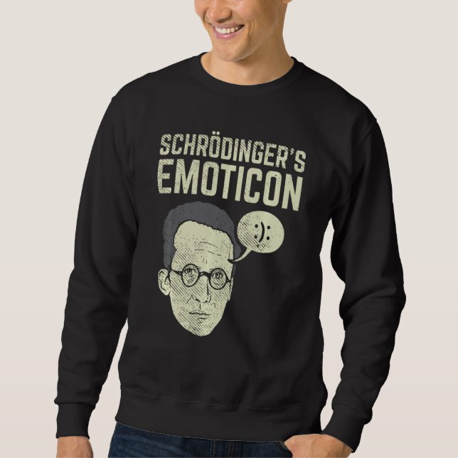 Sweatshirt Chat des chercheurs en physique quantique (Devant)