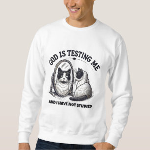 Sweatshirt Chat destructeur d'ornement officiel de Noël