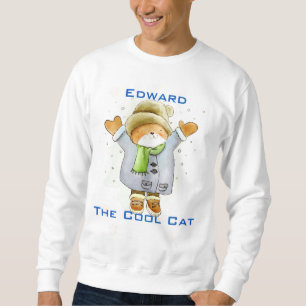 Sweatshirt Chat d'hiver