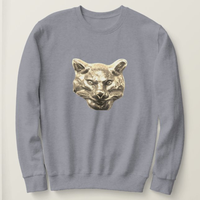 Sweatshirt Chat doré (Design devant)