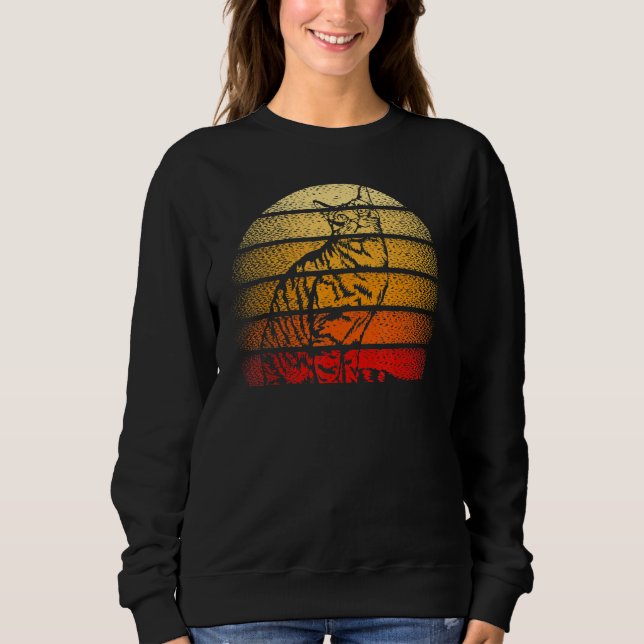 Sweatshirt Chat du Bengale 1 (Devant)