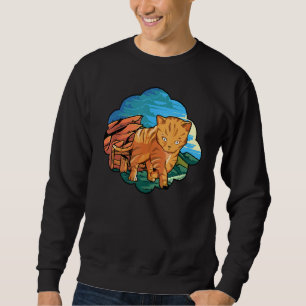 Sweatshirt Chat du Bengale 1