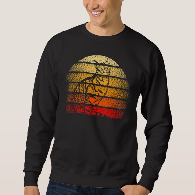 Sweatshirt Chat du Bengale 1 (Devant)