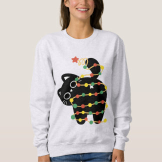 Sweatshirt chat fessier drôle amateur de chat chaton catmas 