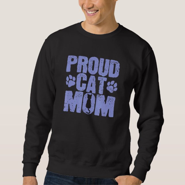 Sweatshirt Chat Fier Chat Maman (Devant)