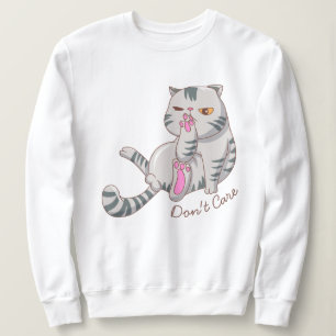 Sweatshirt Chat gras mignon