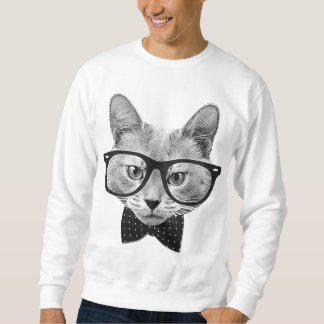 Sweatshirt Chat hippique vintage