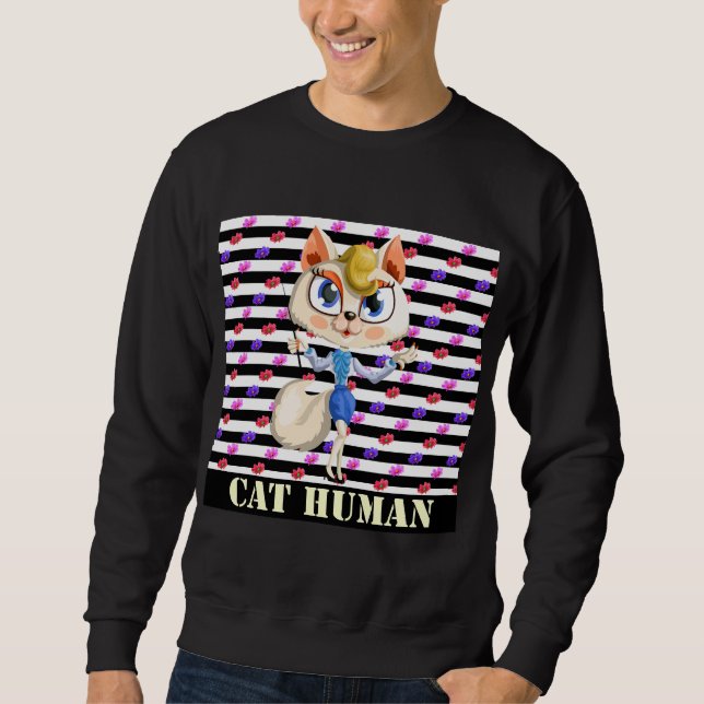 Sweatshirt Chat Homme (Devant)