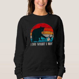 Sweatshirt Chat Je Fais Ce Que Je Veux Demander À Ma Femme