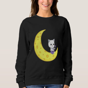 Sweatshirt Chat Jouer de la guitare