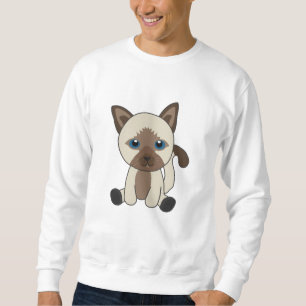 Sweatshirt Chat Kitty Fourrure Nez mignon Animaux Enfants Sia
