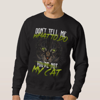 Sweatshirt Chat Kitty Kitten Chat Maman Chat Papa Animal