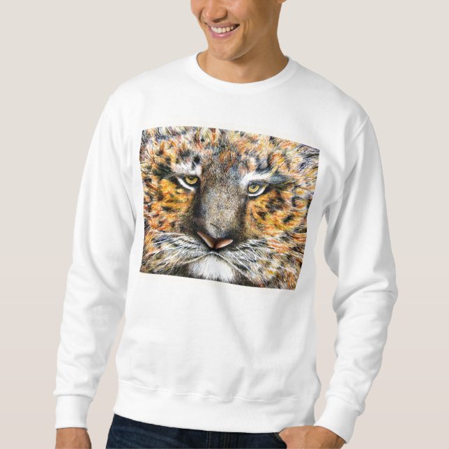 Sweatshirt Chat le tigre (Devant)