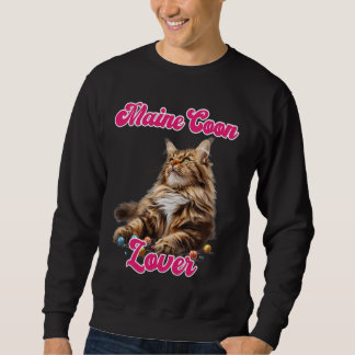 Sweatshirt Chat Maman MAINE COON LOVER Maine Coon Propriétair