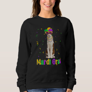 Sweatshirt Chat Oriental Mardi Gras Meowdi Gras Kitten Masque