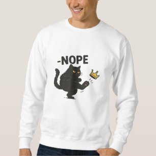 Sweatshirt Chat Pas De Rois En Amérique 