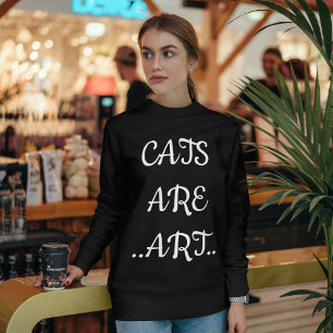 Sweatshirt Chat Personnalisé Amusant Moderne Cosy Personnalis
