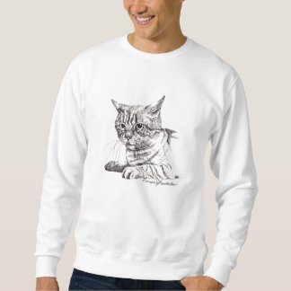 Sweatshirt Chat, perturbé