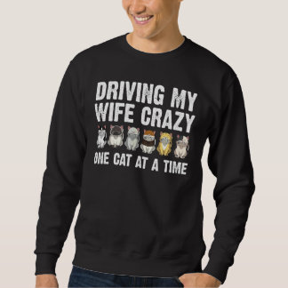 Sweatshirt Chat pour les hommes Papa Chat mignon Animaux de c