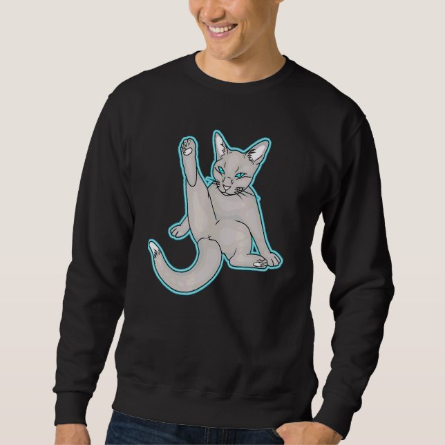 Sweatshirt Chat Relaxant (Devant)