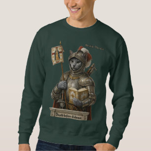 Sweatshirt Chat Russe Bleu Conquistador – Honneur & Héritage