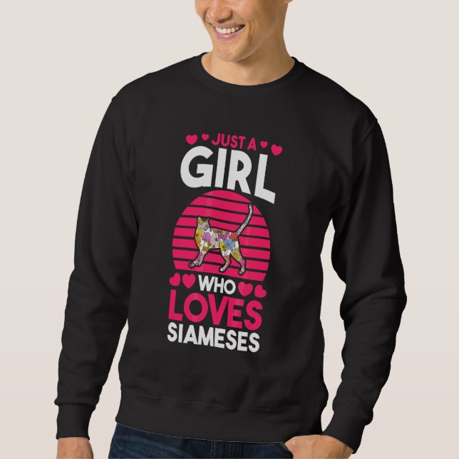Sweatshirt Chat Siamese 1 (Devant)
