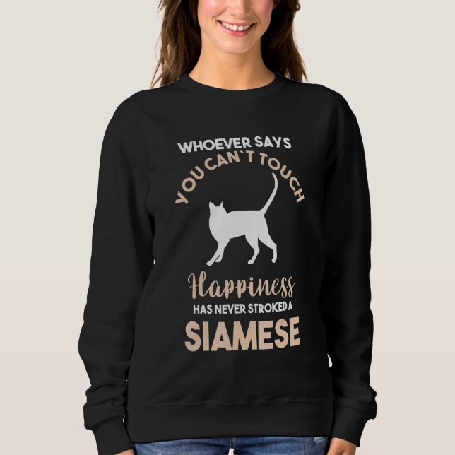 Sweatshirt Chat Siamese 5 (Devant)