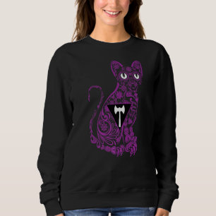 Sweatshirt Chat Sugar Crâne Lgbt Q mignon Lesbian Pride Drape