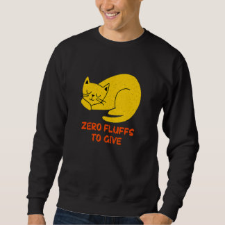 Sweatshirt Chat Zéro Peluches à Donner Maman Chat Chaton Pap
